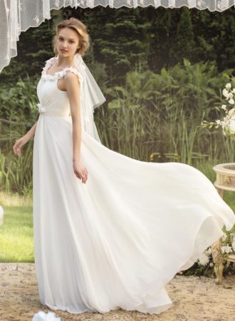 819-sheath-style-wedding-dress-with-draped-front-and-adorned-straps-and-neckline