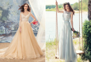 trends in bridal fashion - color