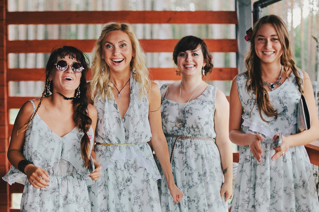 boho chic bridesmaid dresses