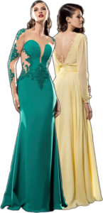 Long sleeve prom dresses