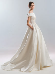 Style #1903L, available in ivory (photo), white