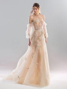 Style #1904L, available in dark ivory (photo), ivory