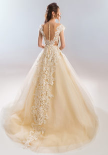 dark ivory wedding dress