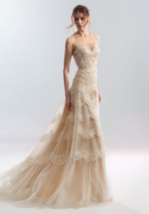 Style #1913L, available in dark ivory (photo), ivory