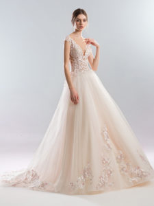 Style #1914L, available in pink (photo), ivory-pink