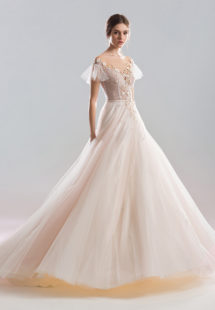 Style #1922L, available in ivory-pink (photo), ivory, white