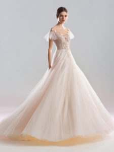 Style #1922L, available in ivory-pink (photo), ivory, white