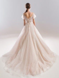 Style #1922L, available in ivory-pink (photo), ivory, white