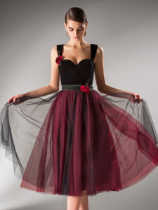 Style #408, available in black-burgundy