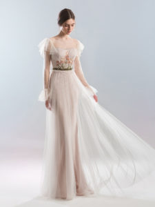 Style #414, available in ivory-powder