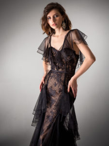 Style #424, available in powder, ivory, black, cherry, gray-blue
