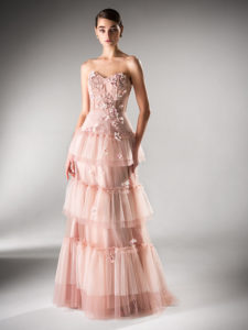 Style #434, available in cherry, gray-blue, pink, ivory