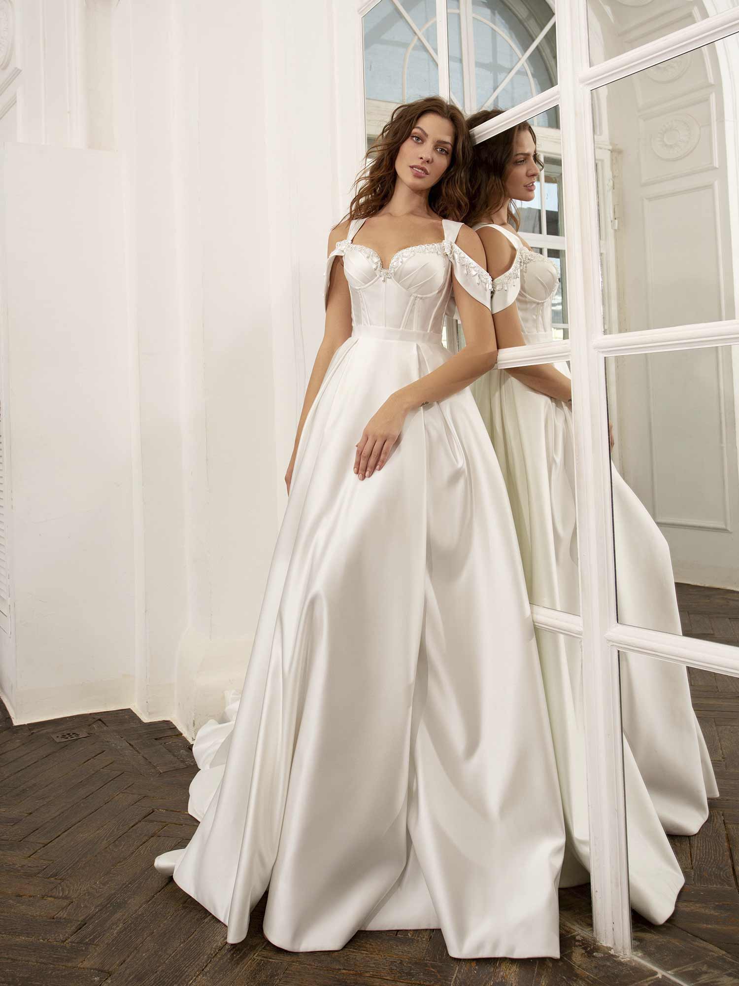 Style #11949, available in ivory, white