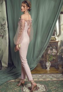 Style #460, available in ivory, red, pink, blue