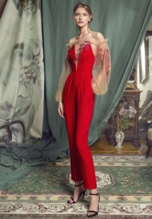 Style #460, available in ivory, red, pink, blue