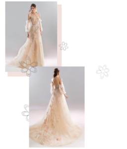 floral wedding dresses