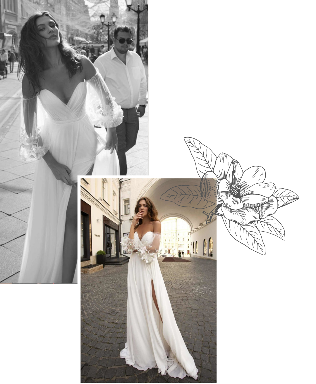 Floral Wedding Dresses