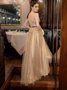 Style #620b, available in gold, black, ivory, purple, cherry, powder, grey-blue