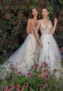 Style #13010, available in ivory-nude, ivory; Style #13018, available in ivory-nude, ivory