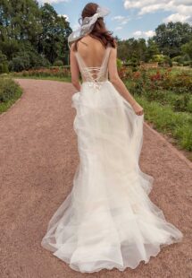 Style #13018, available in ivory-nude, ivory