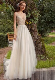 Style #13018, available in ivory-nude, ivory