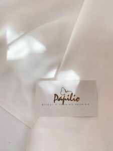 Bridal Appointment at Papilio Boutique business card