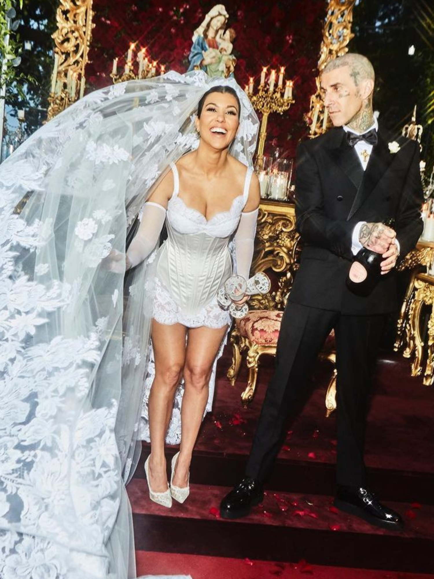 Kourtney Kardashian Wedding Dress