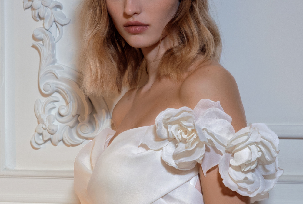 Enhancing the Art Nouveau Aesthetic with 2024 Bridal Dresses: Bridal Hair, Makeup, and Jewelry Ideas for Papilio’s New Bridal Collection ‘Liberty