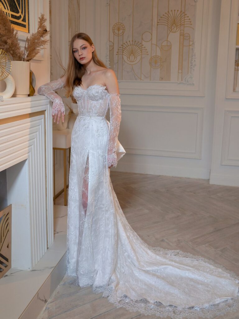 Papilio Wedding Dress for Petite shape