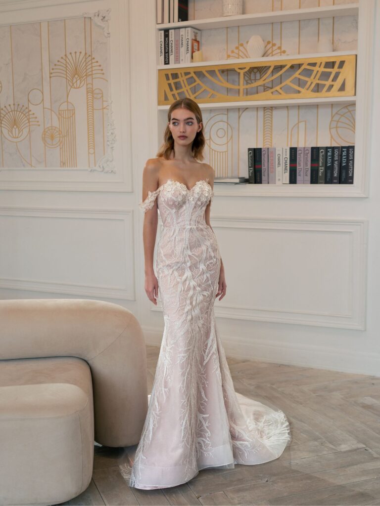 Papilio Wedding Dress for hourglass shape