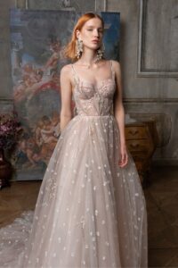 2024 wedding dresses Bold Colours and Unique Embellishments