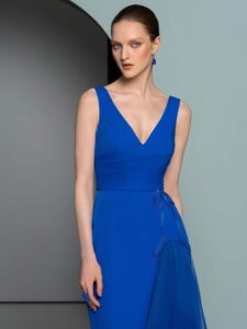 Cocktail dress with tulle skirt Insert