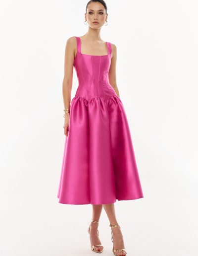 Drop waist corset formal dress by Papilio Boutique dress shop in Toronto